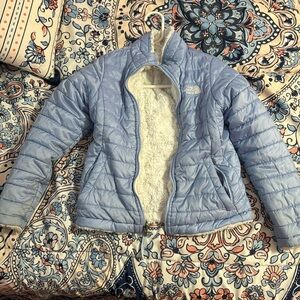 Girls 7/8 reversible north face